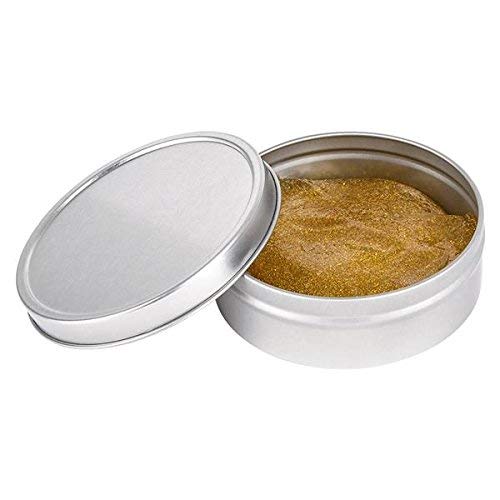Kicko Glitter Putty in Tin Can - 4 Pack - Colored Sludgy Gooey - Sensory and Tactile