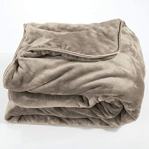 Brookstone Worlds Softest Weighted Blanket (12 Pound) with Machine Washable Ultra-Soft