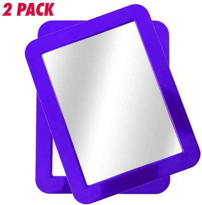 Katzco 5 x 7 Inch Magnetic Mirror - Ideal for School Locker, Refrigerator, Home, Workshop