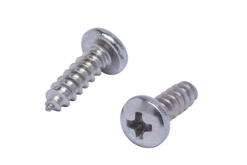 14 X 3-1/2" Stainless Pan Head Phillips Wood Screw, (25pc), 18-8 (304) Stainless Steel