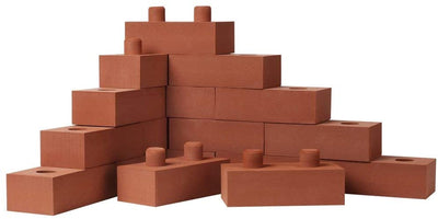 Build Me STEM Brick Building Blocks for Kids, 25 Piece Foam Block Builders Set