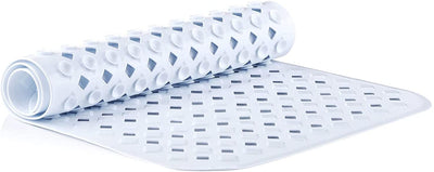 Anti -Mirics Antibacterial non -slip bathing mat with suction cups