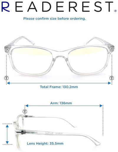 Blue-Light-Blocking-Reading-Glasses-Clear-3-75-Magnification-Computer-Glasses