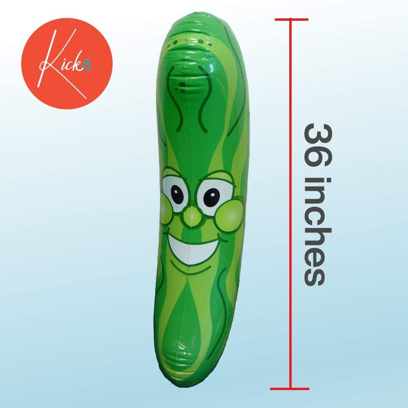 Kicko Pickle Inflate - Cool and Fun 36 inches Inflatable Pickles - Party Decorations