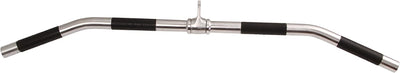 Latzug rod with rubberized handle surfaces