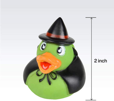Kicko Halloween Monster Rubber Duckies - 2 Inch Assorted Spooky Ducks, Set