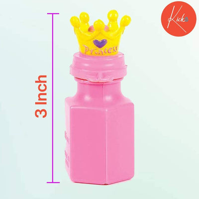 Kicko 3 Inch Princess Crown Bubble Bottle - 24 Pieces of Blob Holders - for Novelty Toys