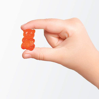 Kicko Blow Mold Bear Toy- 144 Pieces of Mini Plastic Teddy Bears- Assorted Neon Bear