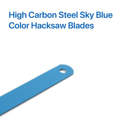 Katzco Bi-Metal Replacement Hacksaw Blades - 20 Pack - 12 Inch - 24 TPI - Flexible Saw