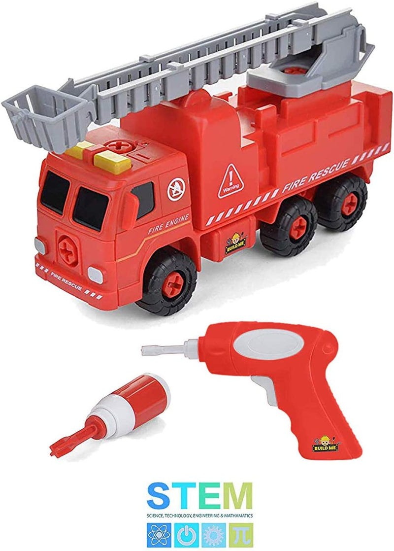 Take Apart Fire Truck with Sounds  Build Your Own Fire Engine Educational STEM Toys