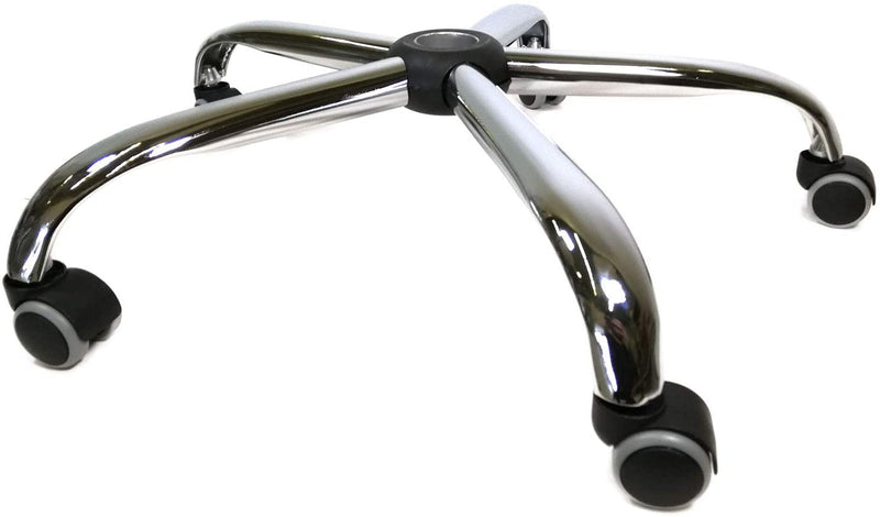Foot cross turning cross for office chair made of steel in chrome extra stable with 50mm or