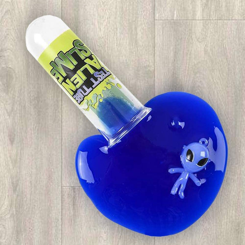 Kicko Alien Tube Slime - Pack of 12 Colored, Gooey, and Squishy Slime with Alien Inside