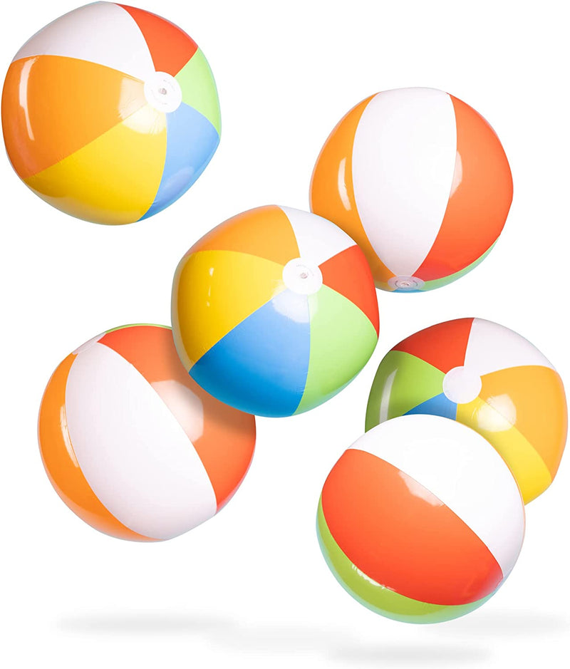Top Race Giant Inflatable Large Beach Balls 24 inch Huge Pool Ball | Beach Summer Parties