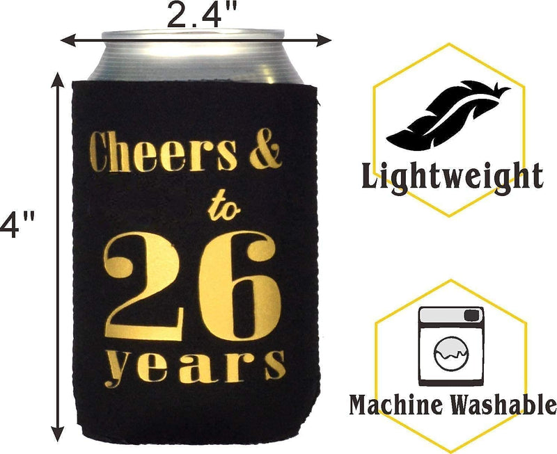 26th Birthday Gifts for Men, 26th Birthday Gifts, 26th Birthday Can Coolers, 26th Birthday
