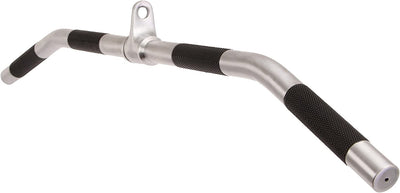 Latzug rod with rubberized handle surfaces