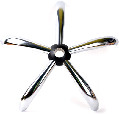Foot cross turning cross for swivel chair office chair chief armchairs made of steel in chrome