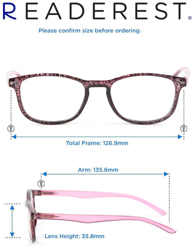 Blue-Light-Blocking-Reading-Glasses-Pink-1-50-Magnification-Computer-Glasses