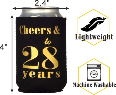 28th Birthday Gifts for Men, 28th Birthday Gifts, 28th Birthday Can Cooler, 28th Birthday