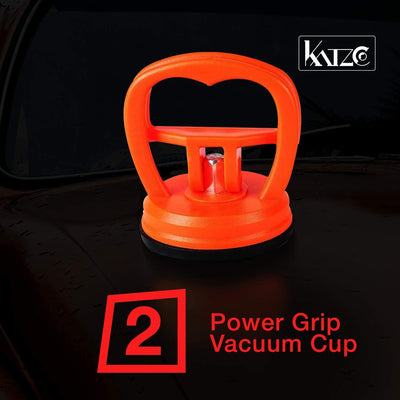 Katzco Power Grip Vacuum Cup - 2 Pack - 4 Inch - for Glass, Metal, Plastic, Any Smooth