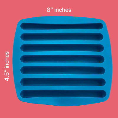 Kitch N Wares Silicone Ice Cube Sticks Tray - 1 Pack - Stick-Size Ice Cube Tray Shaped