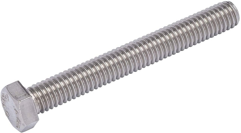 3/8"-16 X 3" (10pc) Stainless Hex Head Bolt, Fully Threaded, 18-8 Stainless