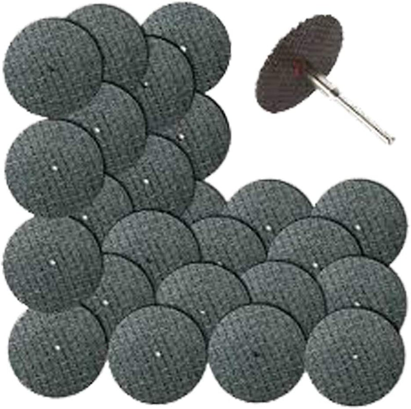 Katzco Reinforced Cut-Off Wheels - 100 Pieces - 1.5 Inches - Abrasive Disc for Cutting All