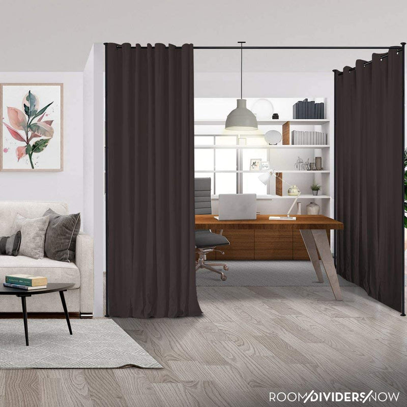 Zenfinit Room Divider Kit - Medium B, 9ft Tall x 7ft 6in - 12ft Wide, Misty Mountains