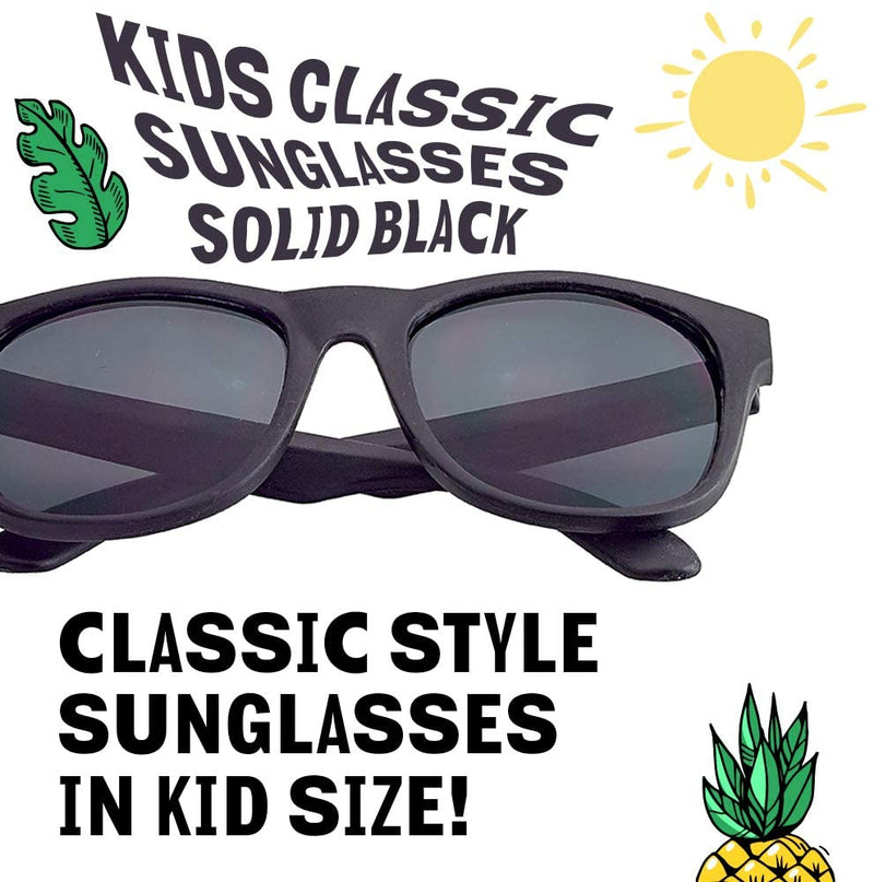 Kicko Black Sunglasses - 3 Pack, Unisex - for Daily Wear, and High Fashion Accessories