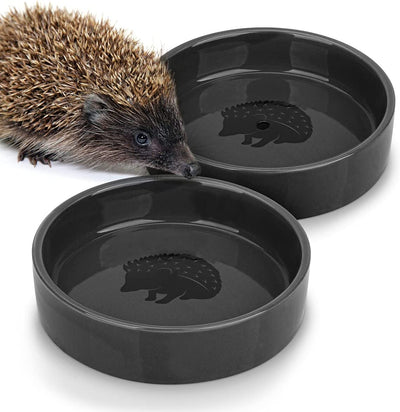 I hedgehog feeding bowl drinking bowl 2er set feed station standing 12cm