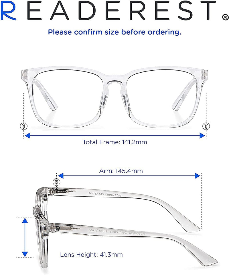 Readerest Blue Light Blocking Reading Glasses (Blush, 3.75 Magnification) Computer
