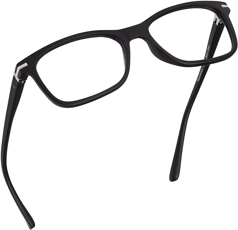 Blue-Light-Blocking-Reading-Glasses-Black-Zero-Magnification-Computer-Glasses