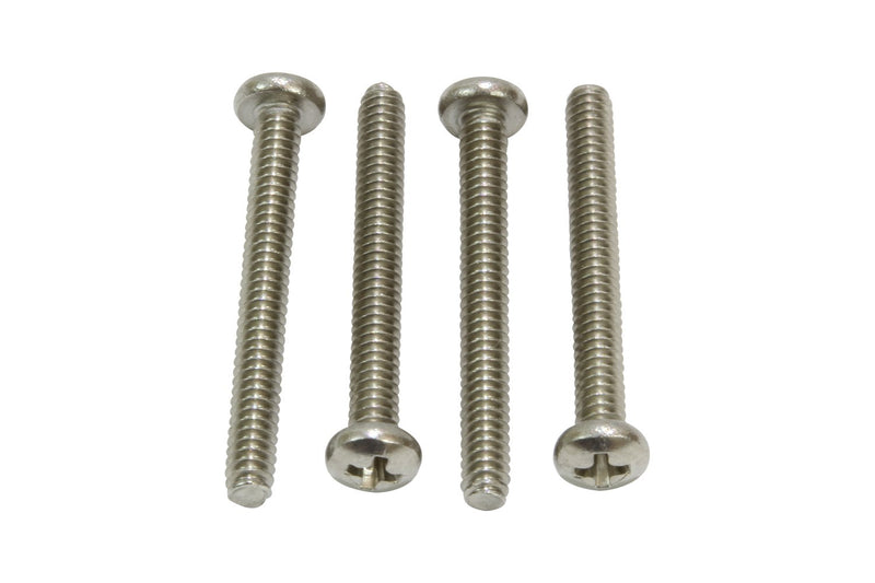 8-32 X 1-1/4" Stainless Pan Head Phillips Machine Screw (100 pc) 18-8 (304) Stainless