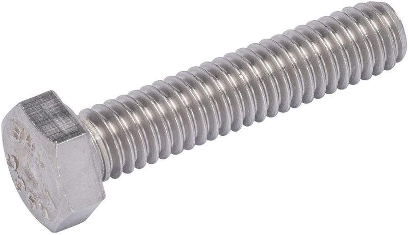 3/8"-16 X 1-1/2" (25pc) Stainless Hex Head Bolt, Fully Threaded, 18-8 Stainless