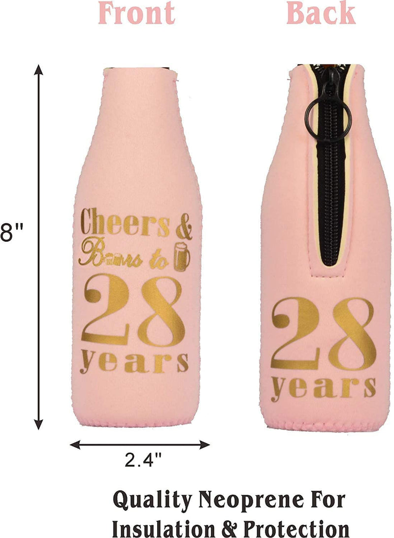 28th Birthday Gifts for Women, 28th Birthday Gifts, 28th Birthday Can Cooler, 28th