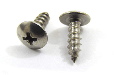 6 X 1-1/2" Stainless Truss Head Phillips Wood Screw (100pc) 18-8 (304) Stainless Steel
