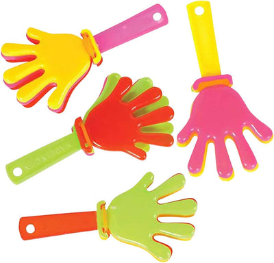 Kicko 3 Inch Hand Clappers - Hand Bangers, 144 Pack of Hand Applauding, Noisemaker Toy