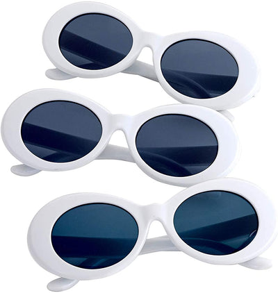 Kicko White Clout Glasses for High Fashion Accessory and Daily Wear - 3