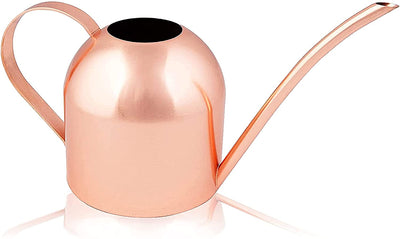 30 Oz. Copper Watering Can - Metal Watering Can With Long Spout, Perfect Plant Watering