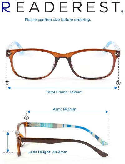Blue-Light-Blocking-Reading-Glasses-Brown-Blue-1-50-Magnification-Computer-Glasses