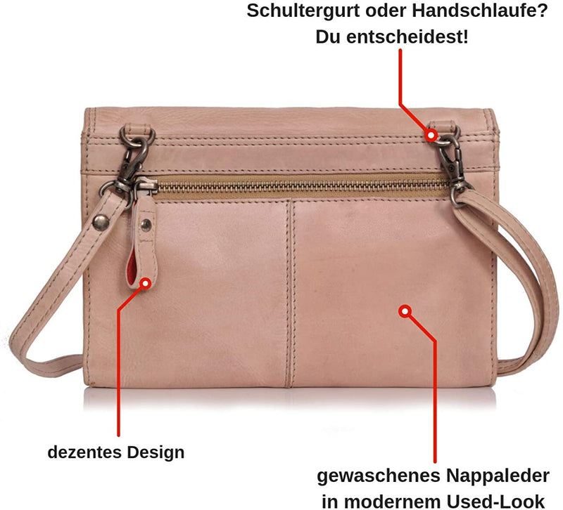 Handbag Milan I Clutch made of nappaeder i Small evening bag i ladies bag