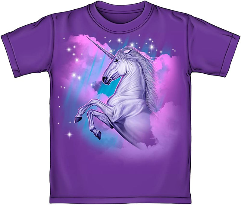 Purple Unicorn T-Shirt (Adult Large