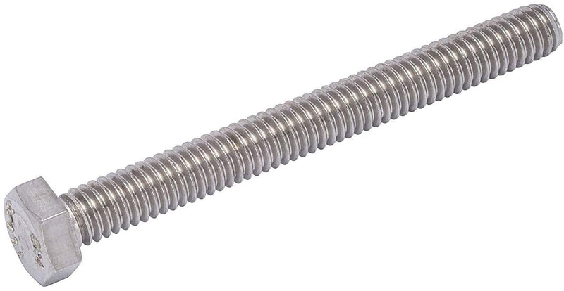5/16"-18 X 3" (25pc) Stainless Hex Head Bolt, Fully Threaded, 18-8 Stainless