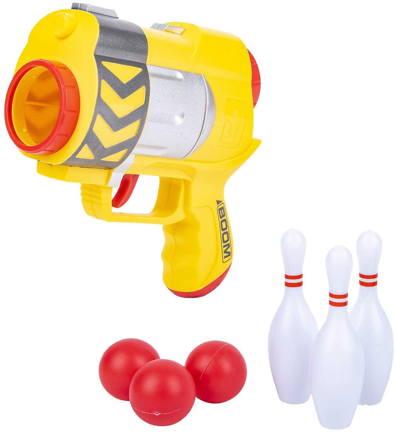 Kicko Bowling Pin Blaster Set - 2 Pack - 5 Inch - for Kids Party Favors, Birthday Parties