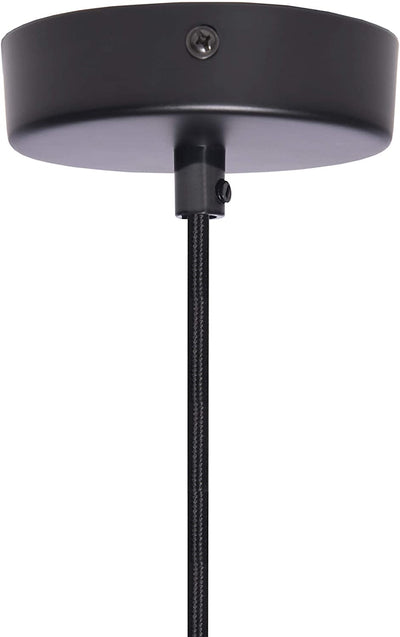 Vintage pendant lamp glass E27 1 x Edison Lamps dimmable 15m textile cable