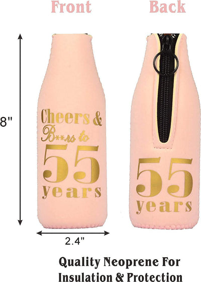 55th Birthday Gifts for Women, 55th Birthday Gifts, 55th Birthday Can Coolers, 55th