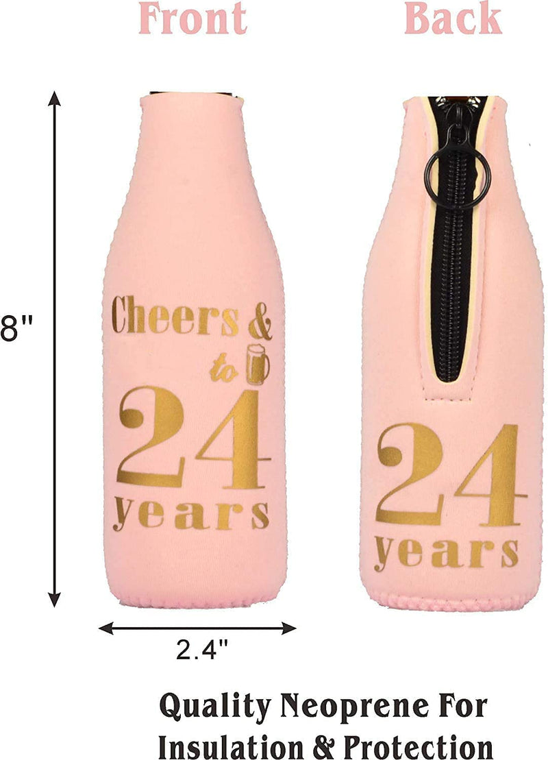 24th Birthday Gifts for Women, 24th Birthday Gifts, 24th Birthday Can Coolers, 24th