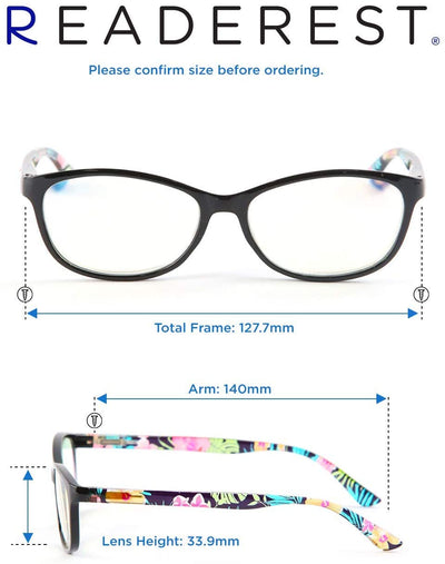 Blue-Light-Blocking-Reading-Glasses-Tropical-1-75-Magnification-Computer-Glasses