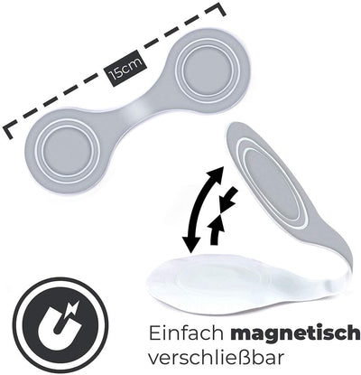 I 4 x Magnetic reflectors reflectors clip trailer for children school bags