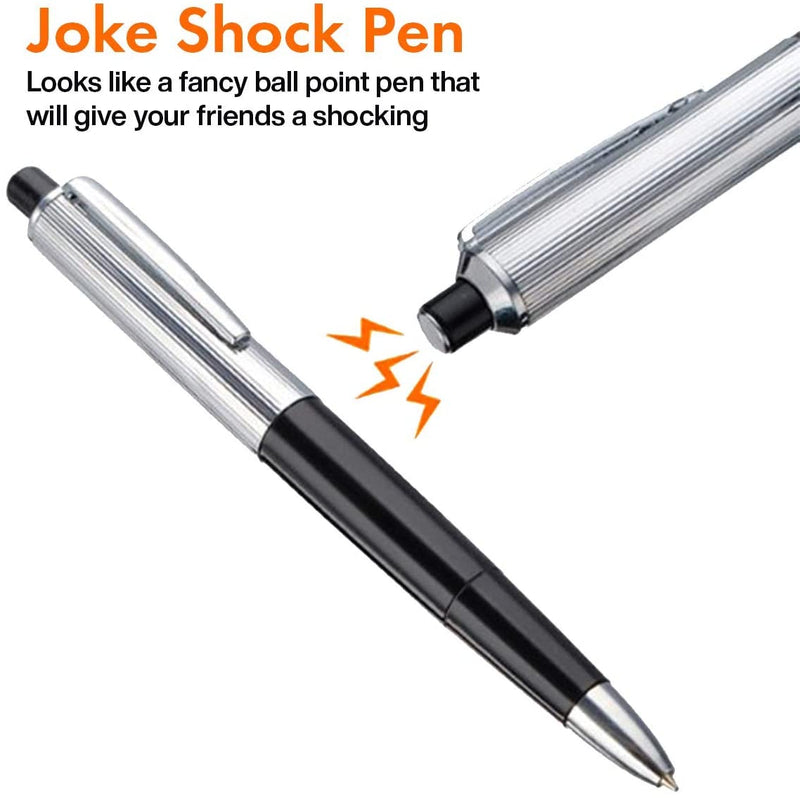 Kicko Electric Shock Pens - Writing Metal Ballpoint Shocking Pens, 4