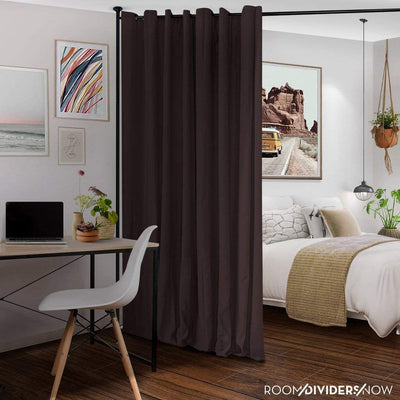 Zenfinit Room Divider Kit - Small A, 8ft Tall x 5ft - 6ft 8in Wide, Misty Mountains (Room